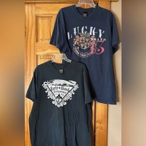 Lucky Brand men’s tees - lot of 2
